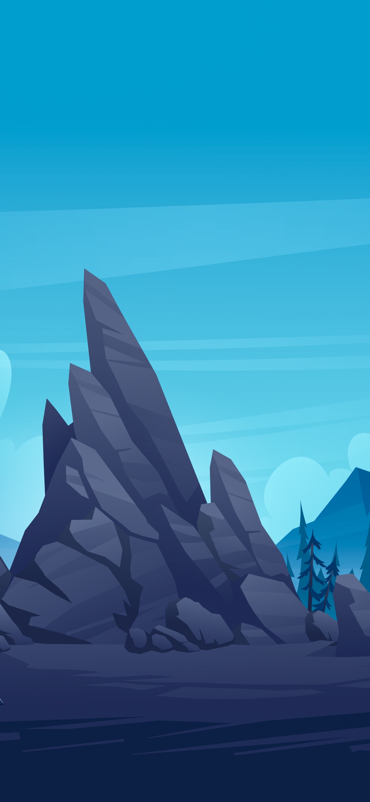 Обои природа, облако, растение, жест, арт в разрешении 1242x2688