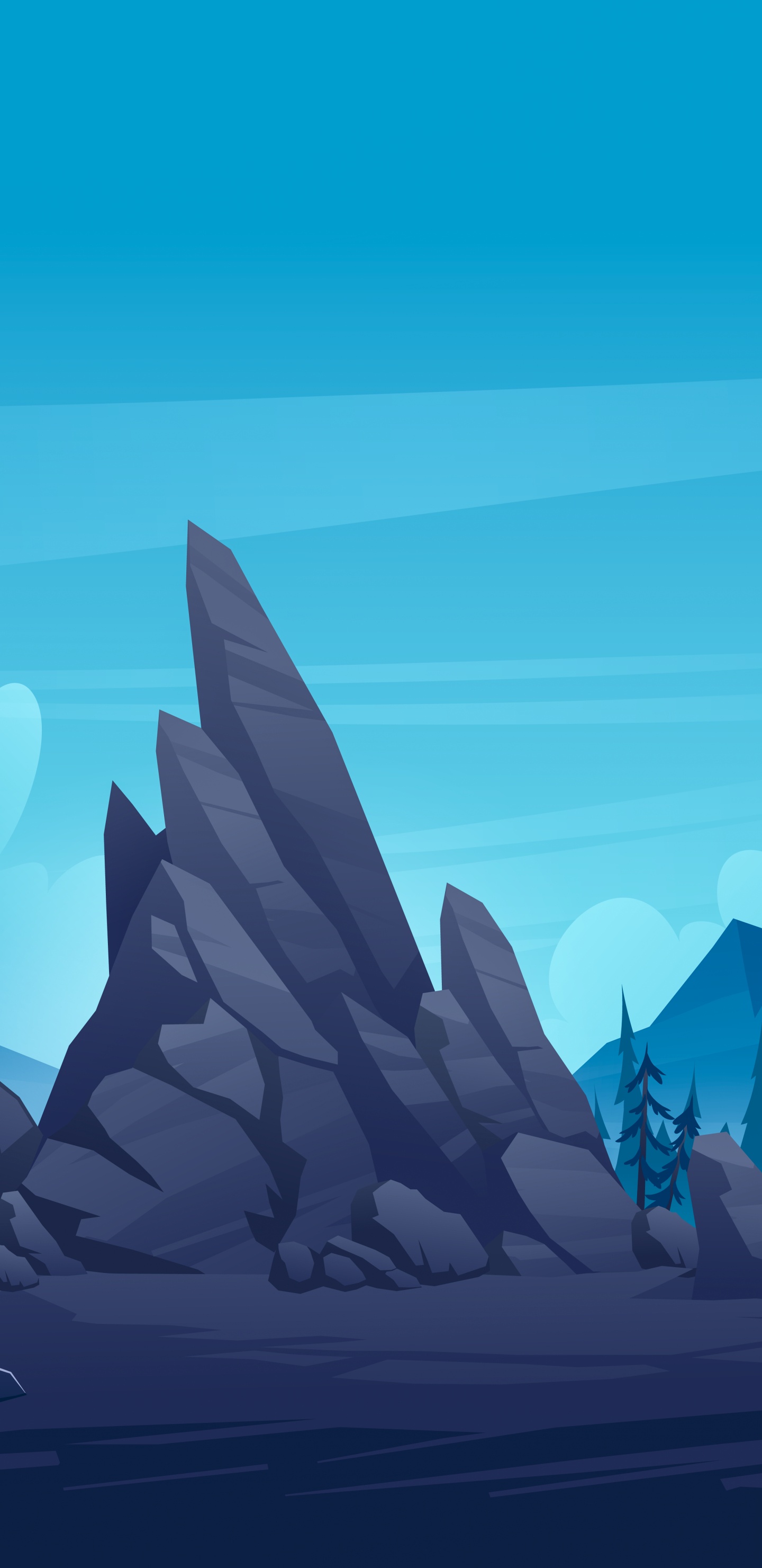 Обои природа, облако, растение, жест, арт в разрешении 1440x2960