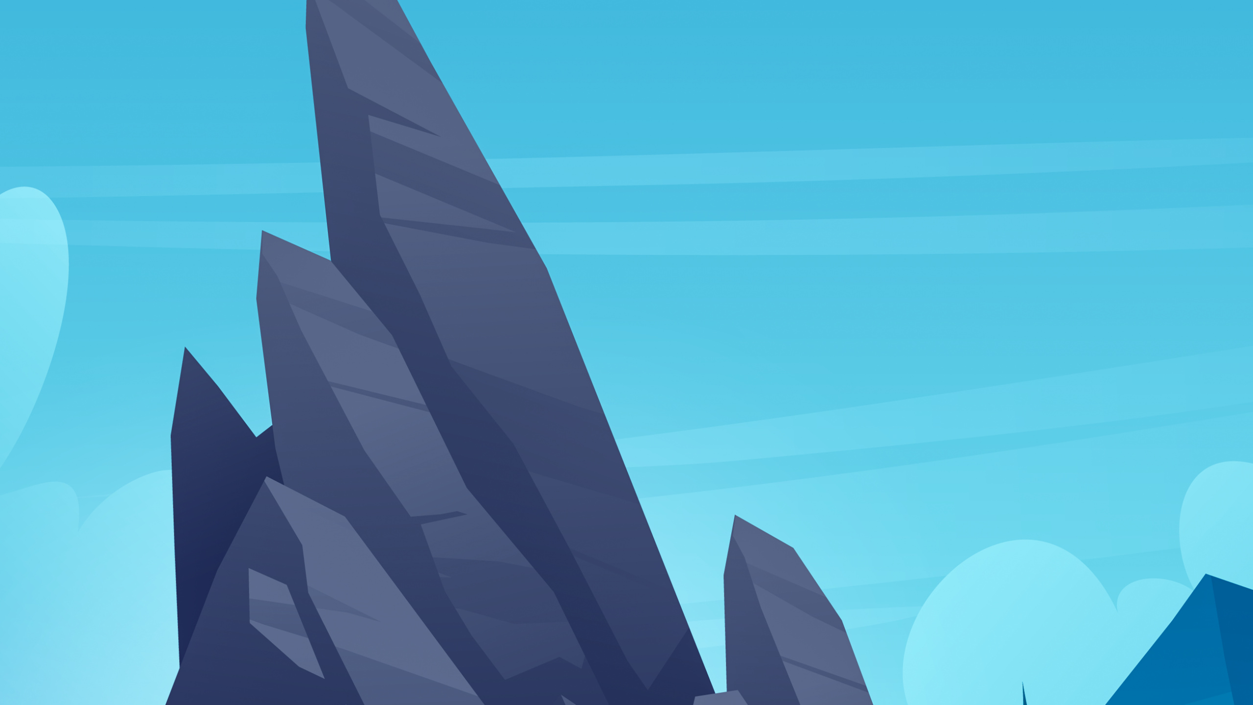 Обои природа, облако, растение, жест, арт в разрешении 2560x1440