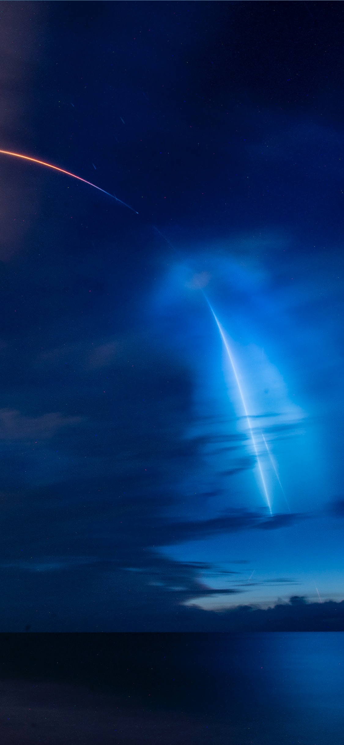 Обои SpaceX, экипаж дракона демо-2, космический экипаж-1, Международная космическая станция, синий в разрешении 1125x2436