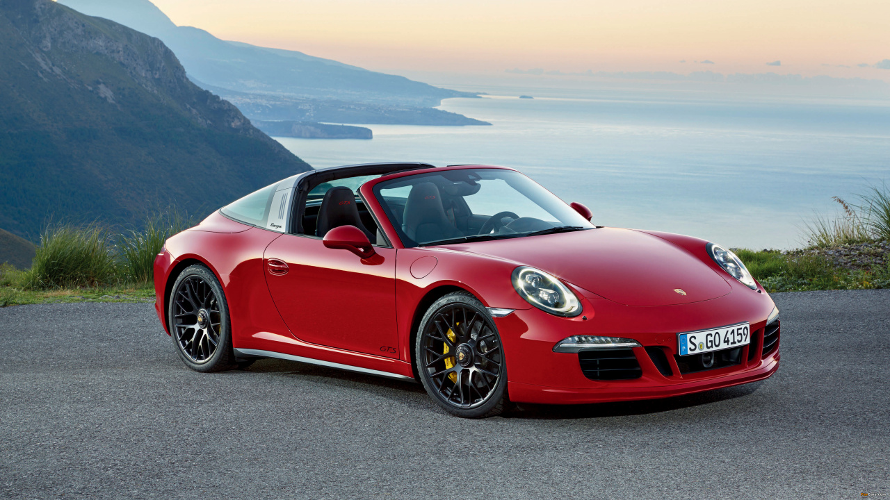 Обои Порше, авто, 2015 Порше 911 Тарга 4, спорткар, суперкар в разрешении 1280x720