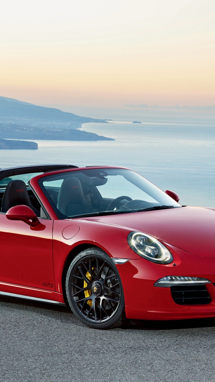 Обои Порше, авто, 2015 Порше 911 Тарга 4, спорткар, суперкар в разрешении 720x1280