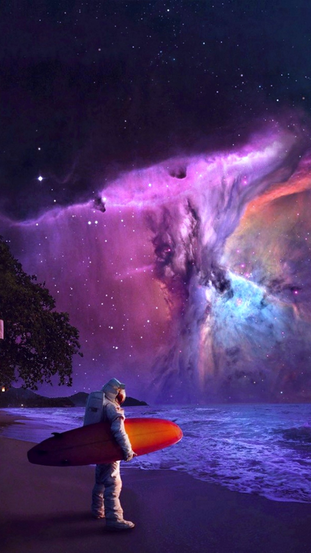 Обои космическое пространство, туманность, природа, атмосфера, космос в разрешении 1080x1920