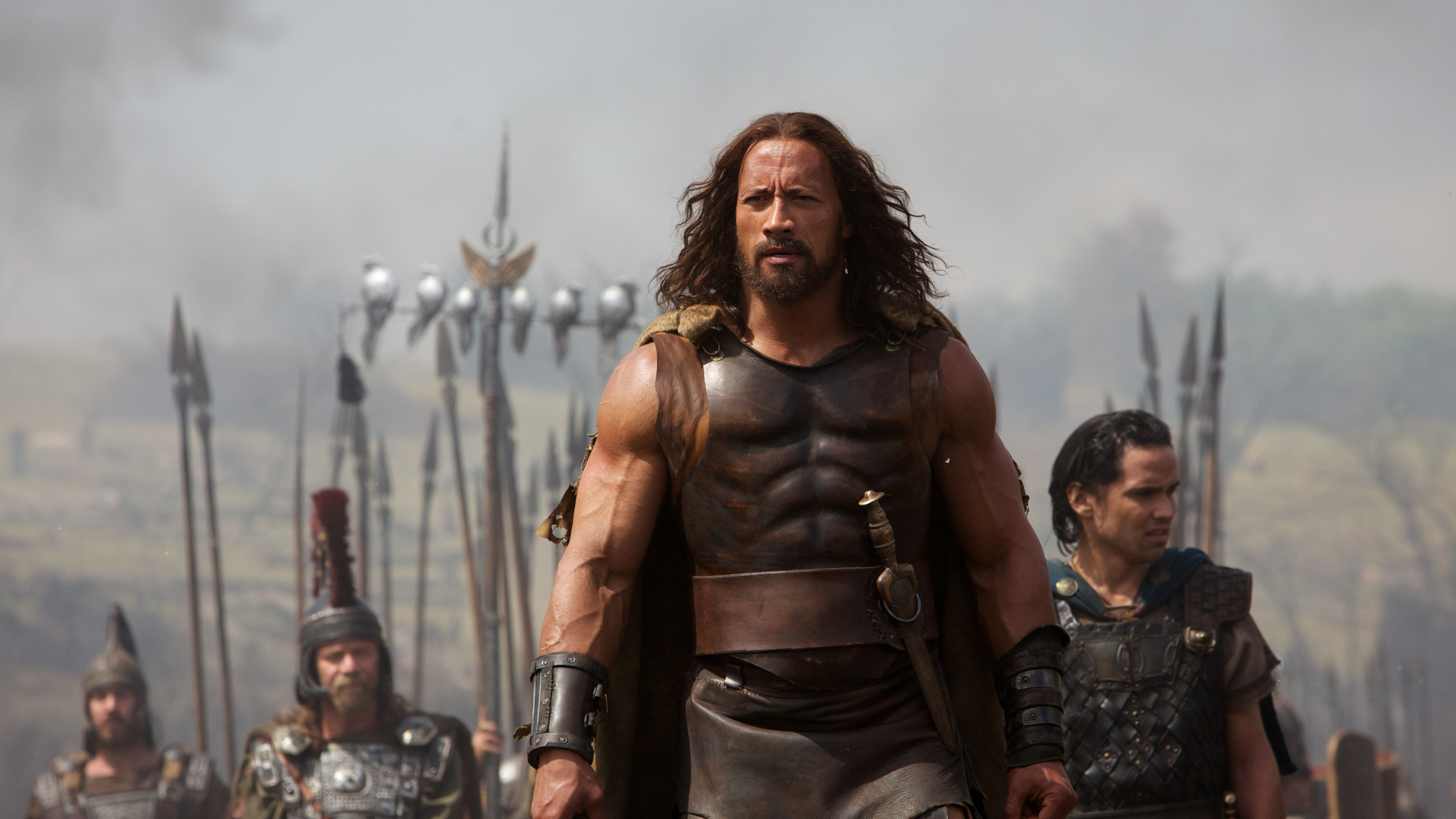 Обои Дуэйн Джонсон, Бретт Ратнер, Геркулес, Гладиатор, броня в разрешении 2560x1440