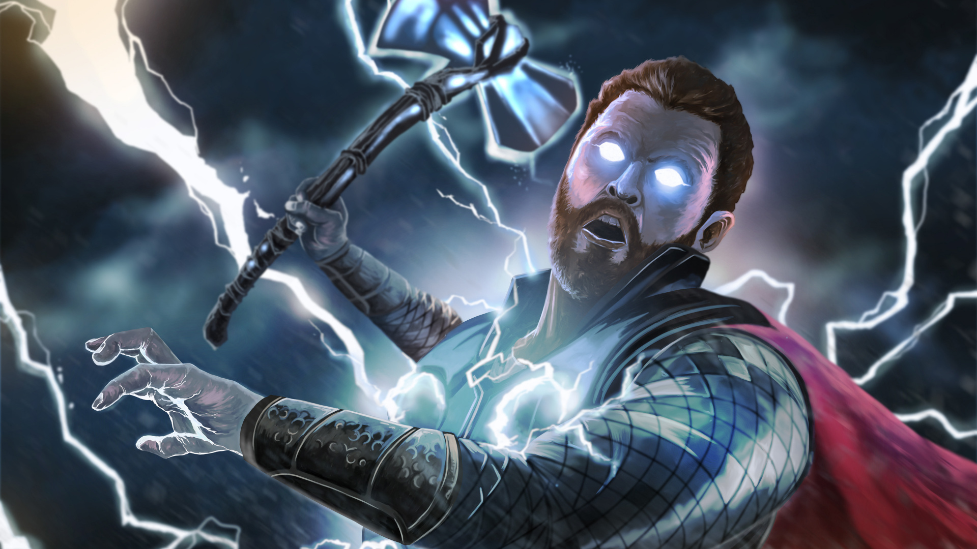 Обои Сэм Уилсон, герой, игра-боевик, приключенческая игра, Цифровой композитинг в разрешении 1920x1080