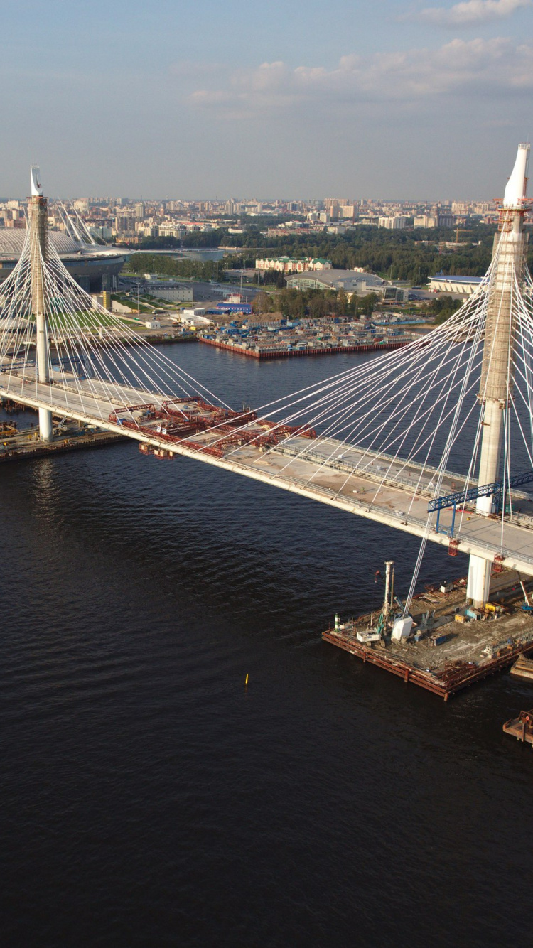 Обои вантовый мост, мост, балочный мост, подвесной мост, арочный мостик в разрешении 750x1334