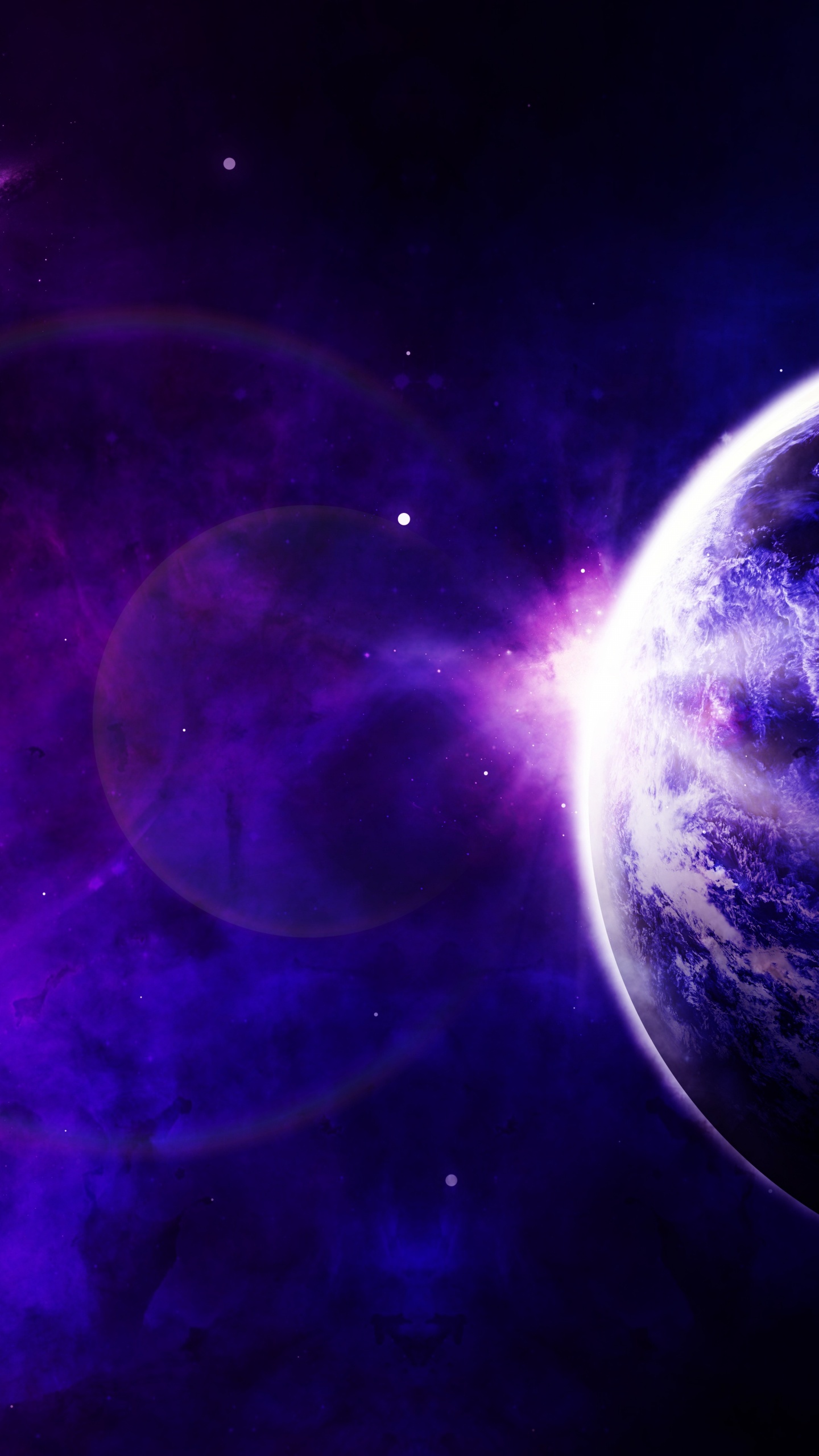 Обои небо, цифровое искусство, атмосфера, пространство искусства, арт в разрешении 1440x2560