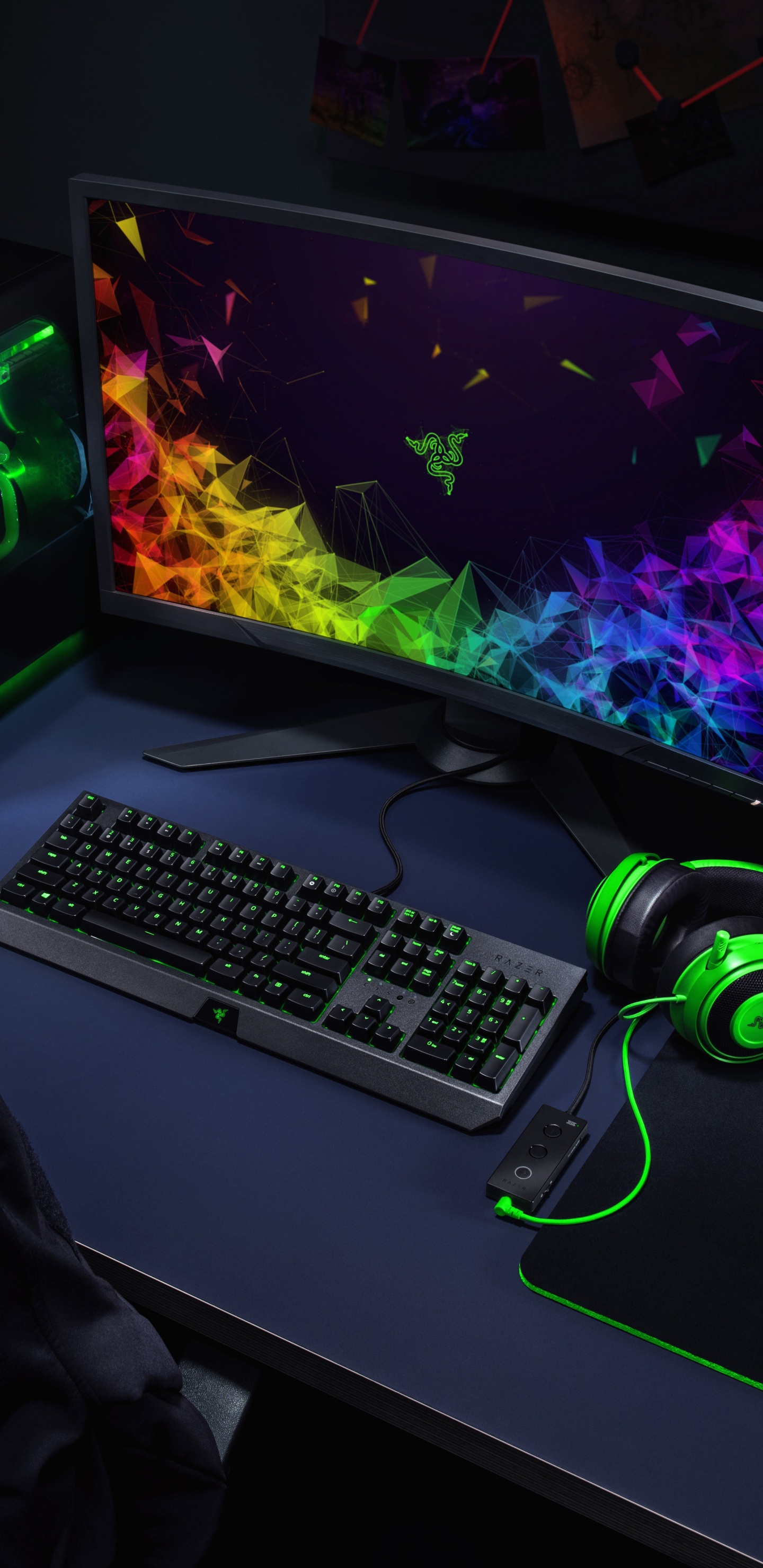 Обои графический дизайн, Компания Razer BlackWidow Предусмотрено, электронное устройство, настройка мыши Razer, компьютерная игра в разрешении 1440x2960