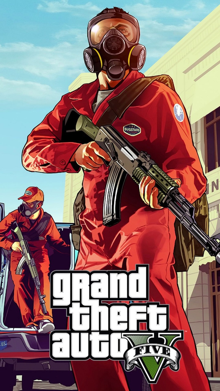 Обои grand theft auto v, Тревор Филипс, playstation 4, xbox one, планшет в разрешении 720x1280
