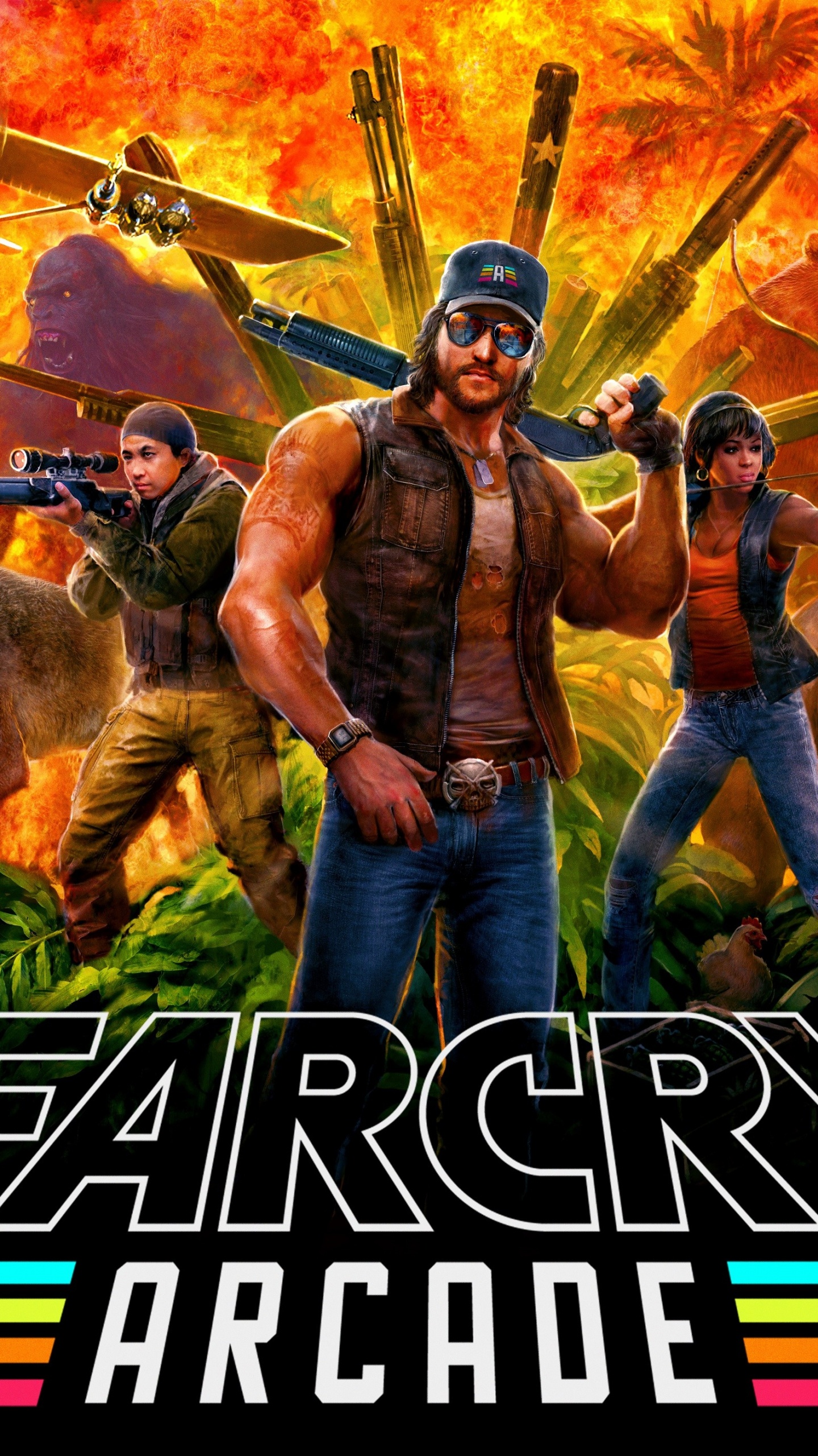 Обои far cry 5, far cry, ubisoft, открытый мир, компьютерная игра в разрешении 1440x2560