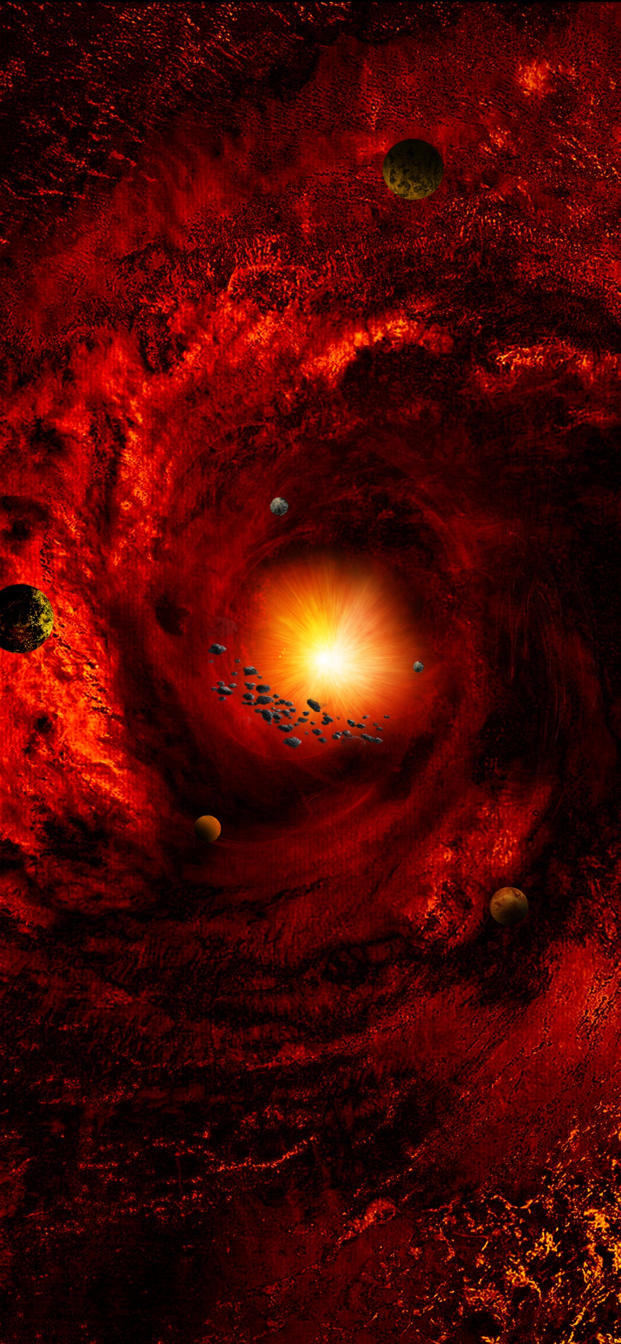 Обои Астрономия, космическое пространство, астрономический объект, земля, Апельсин в разрешении 1242x2688