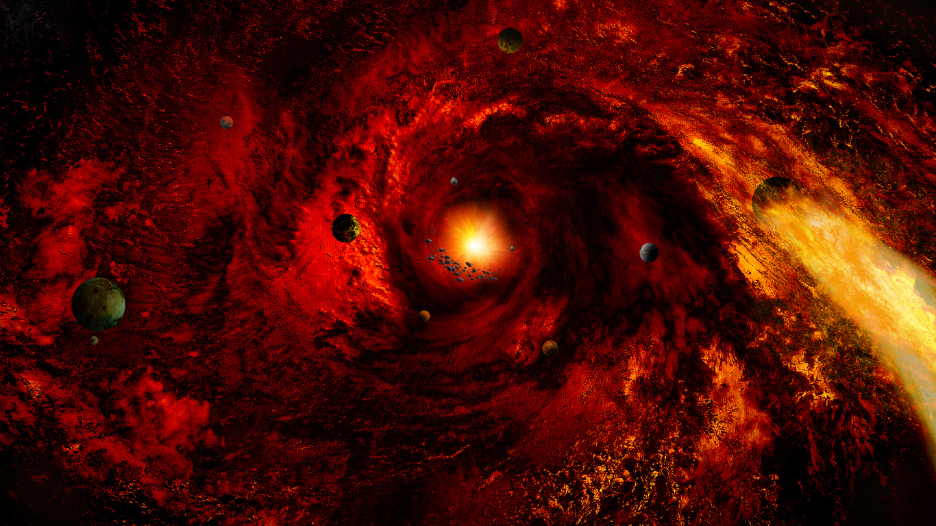 Обои Астрономия, космическое пространство, астрономический объект, земля, Апельсин в разрешении 1366x768