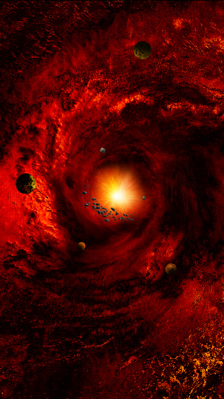 Обои Астрономия, космическое пространство, астрономический объект, земля, Апельсин в разрешении 750x1334