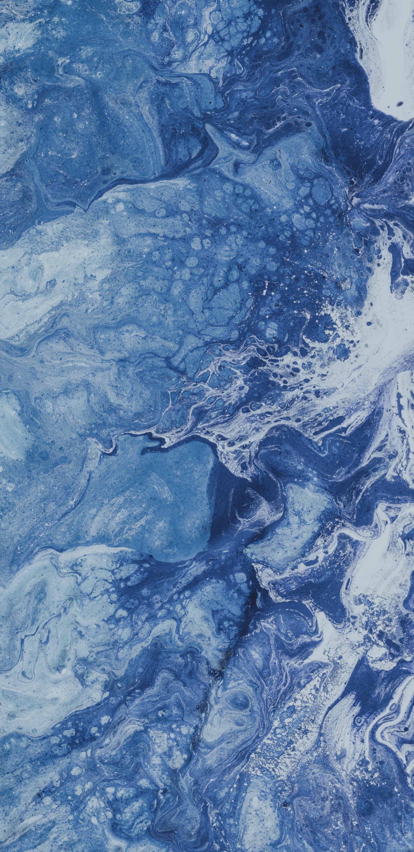 Обои синий, вода, лазурный, узор, дизайн в разрешении 1440x2960