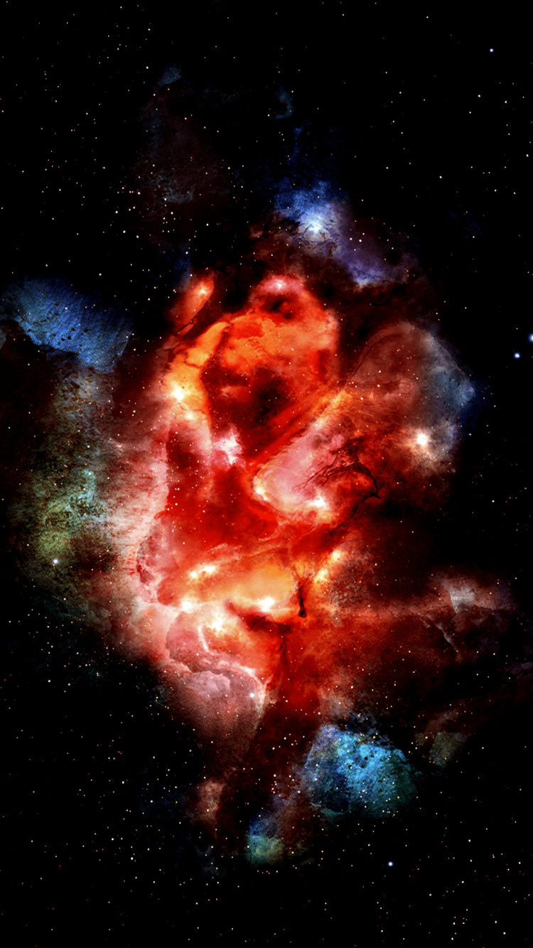 Обои туманность, Астрономия, космос, звезда, атмосфера в разрешении 750x1334