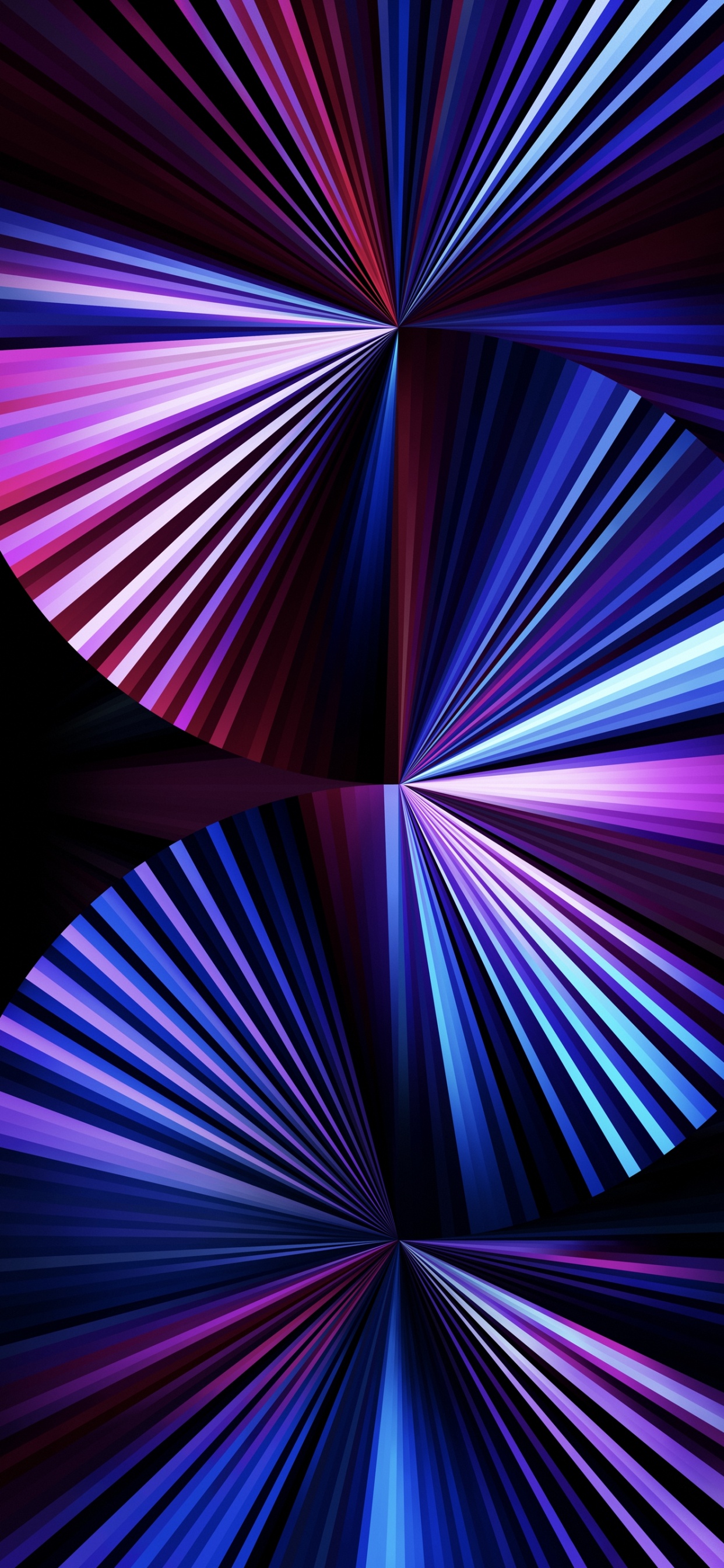 Обои Dark blue iOS 14.5 wallpaper for iPad Pro 11″ в разрешении 1242x2688