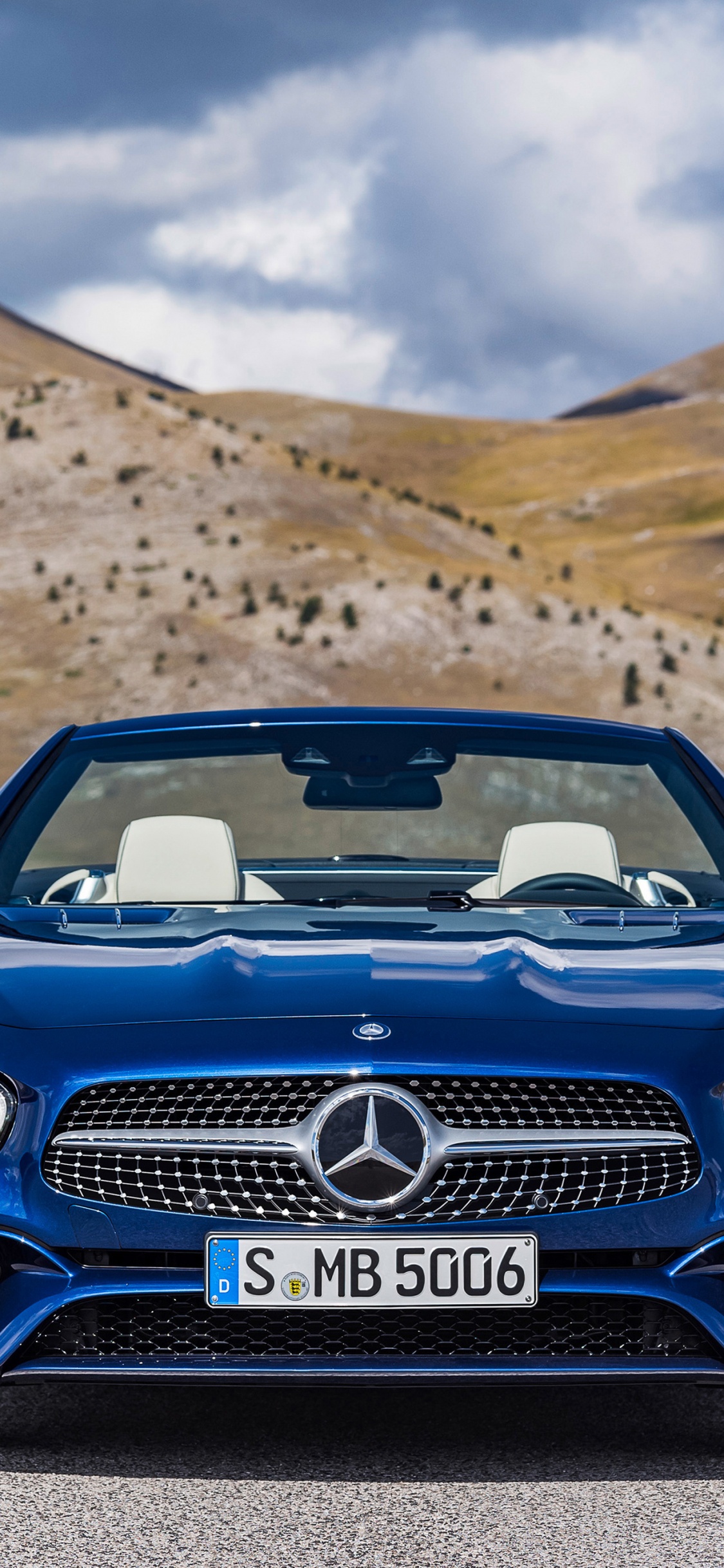 Обои 2017 Мерседес-Бенц сл-класс, авто, mercedes benz, семейный автомобиль, личный роскошный автомобиль в разрешении 1125x2436