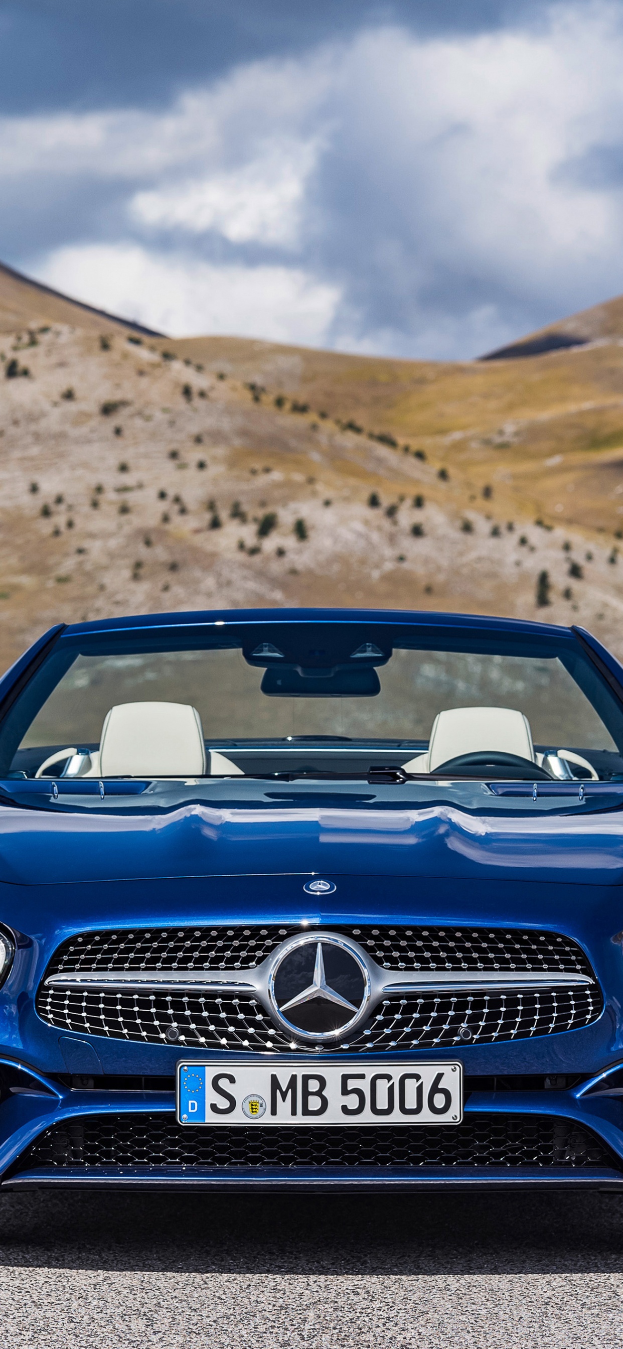 Обои 2017 Мерседес-Бенц сл-класс, авто, mercedes benz, семейный автомобиль, личный роскошный автомобиль в разрешении 1242x2688