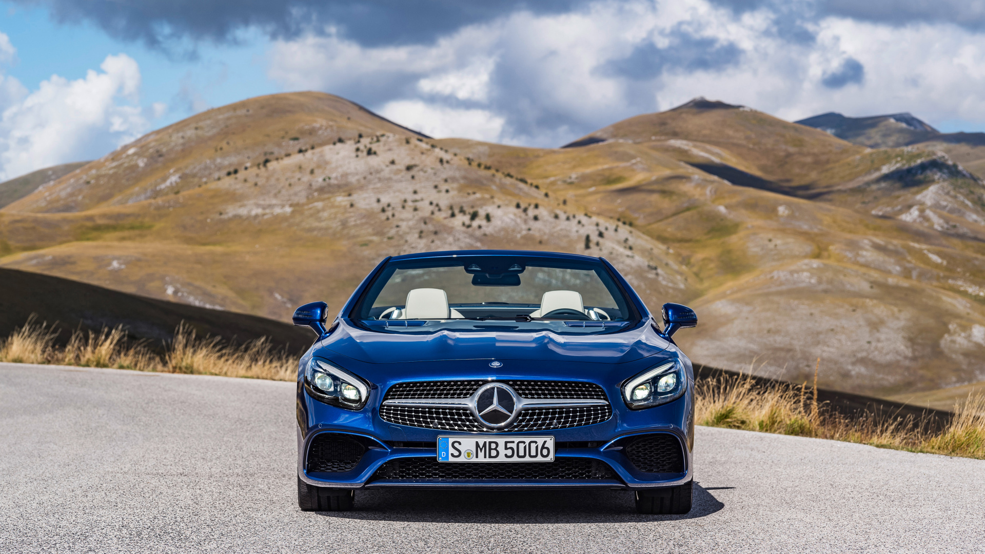 Обои 2017 Мерседес-Бенц сл-класс, авто, mercedes benz, семейный автомобиль, личный роскошный автомобиль в разрешении 1920x1080