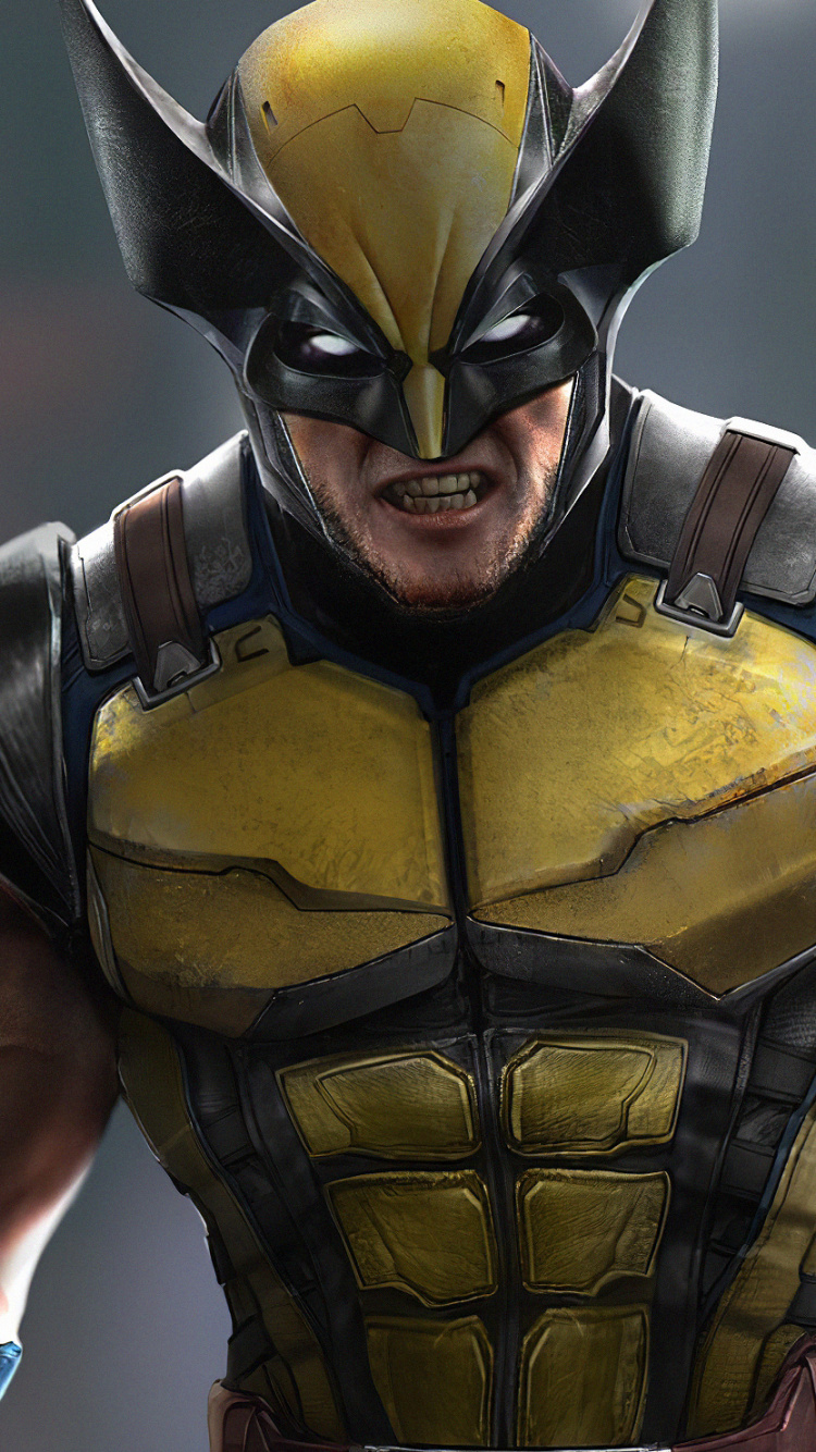 Обои Росомаха, супергерой, фигурка, игры, арт в разрешении 750x1334