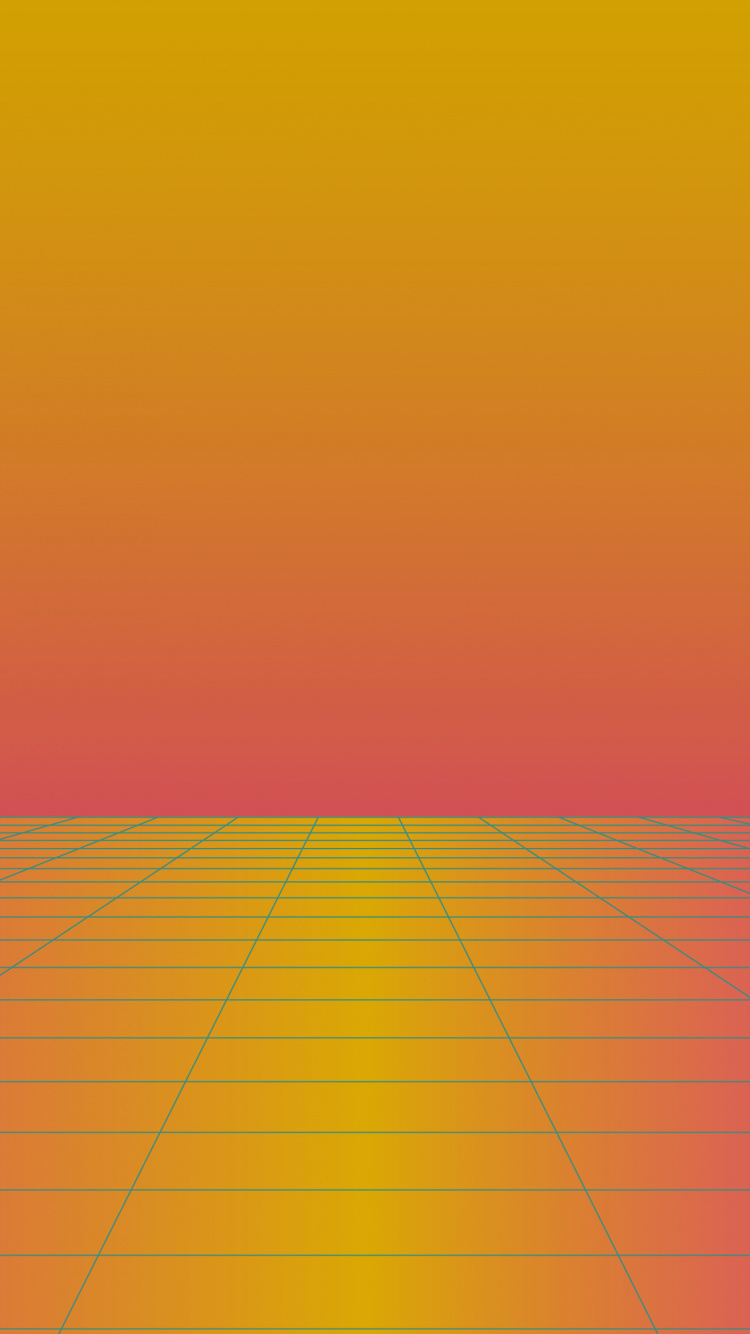Обои Оранжевый цвет, Янтарь, треугольник, горизонт, полутона и оттенки в разрешении 750x1334