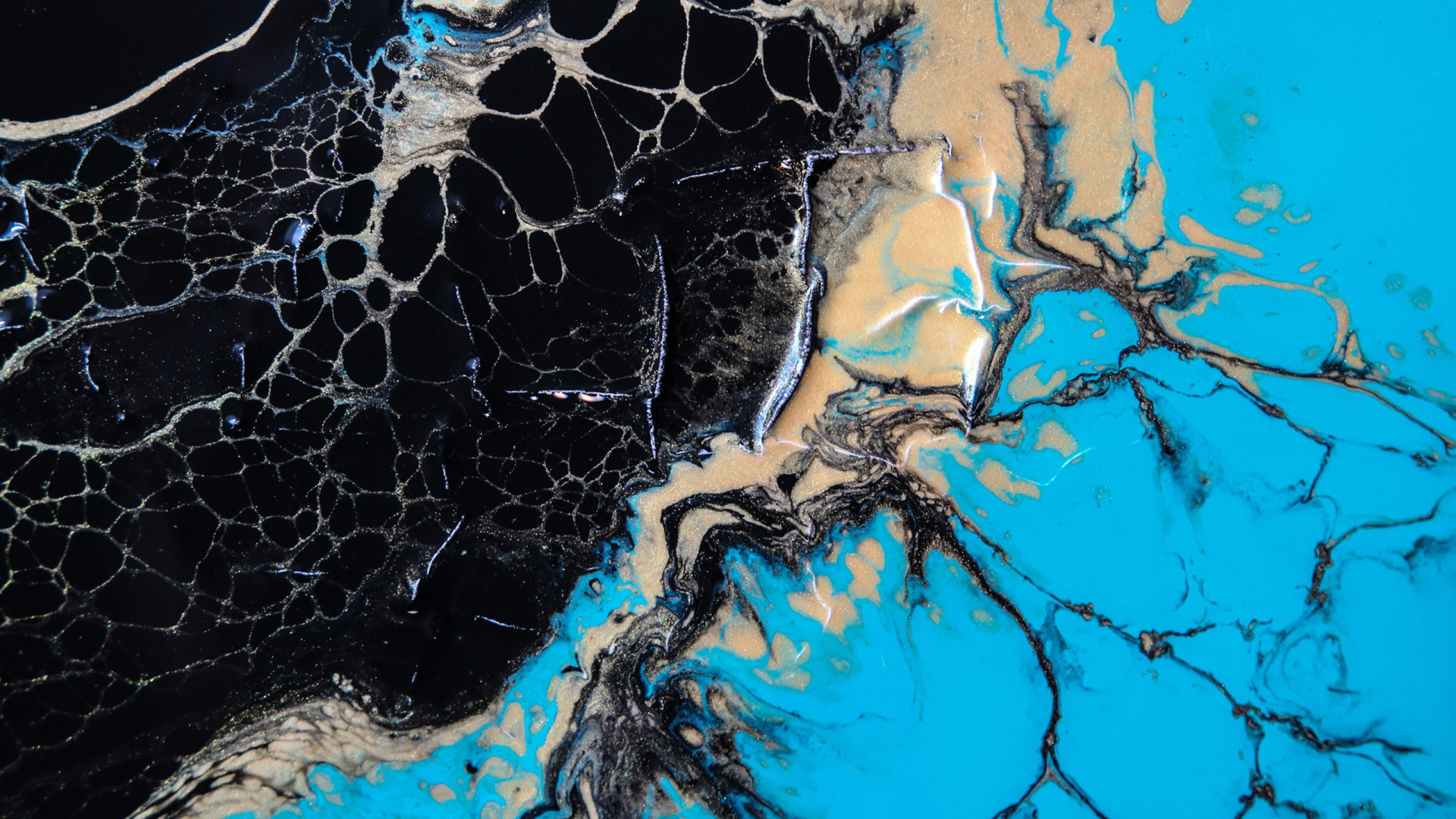 Обои LineageOS, Светлячки, люцидный сон, слышишь, как я звоню, синий в разрешении 1920x1080