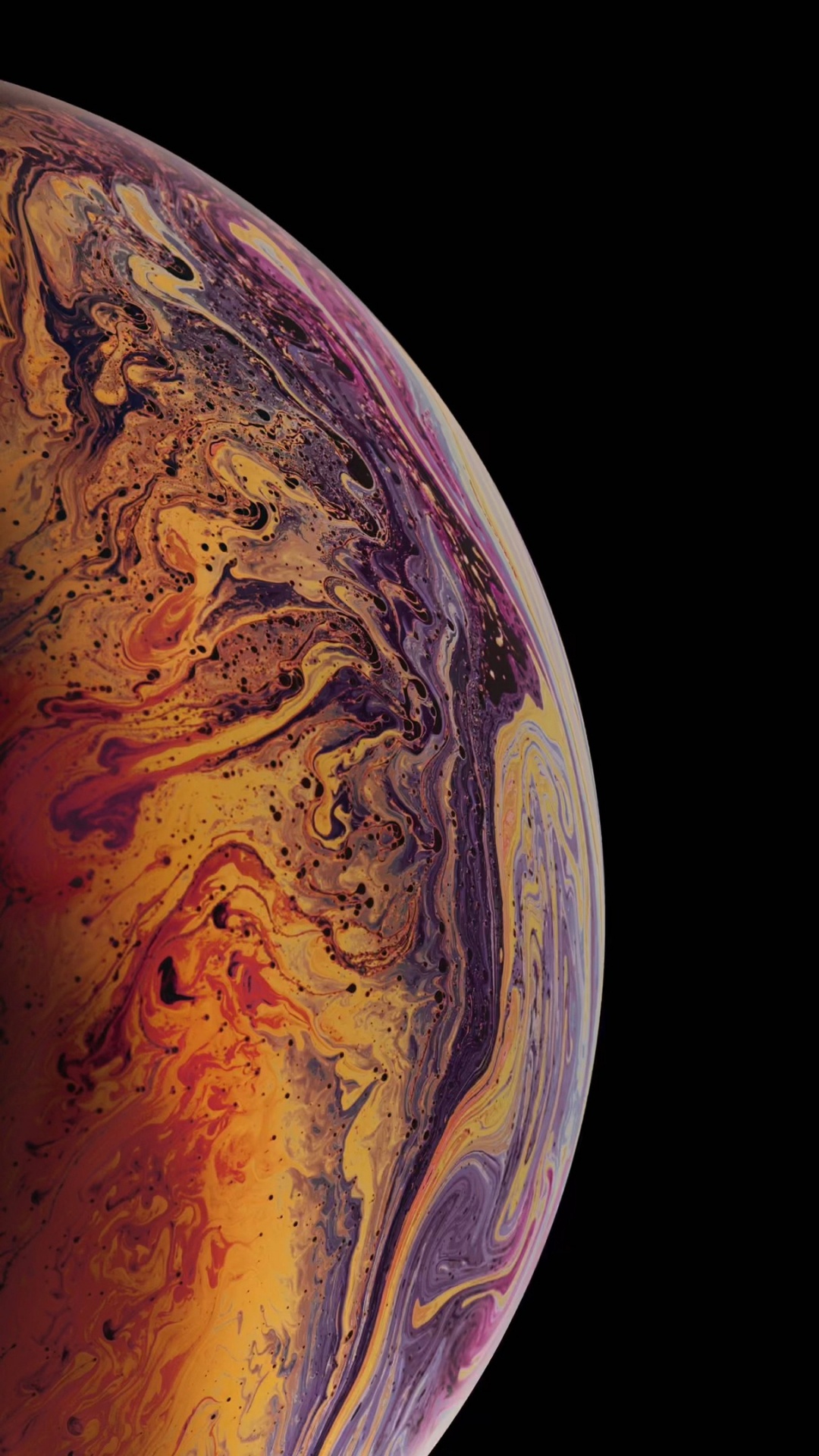 Обои apple, ios, планета, земля, космос в разрешении 1080x1920