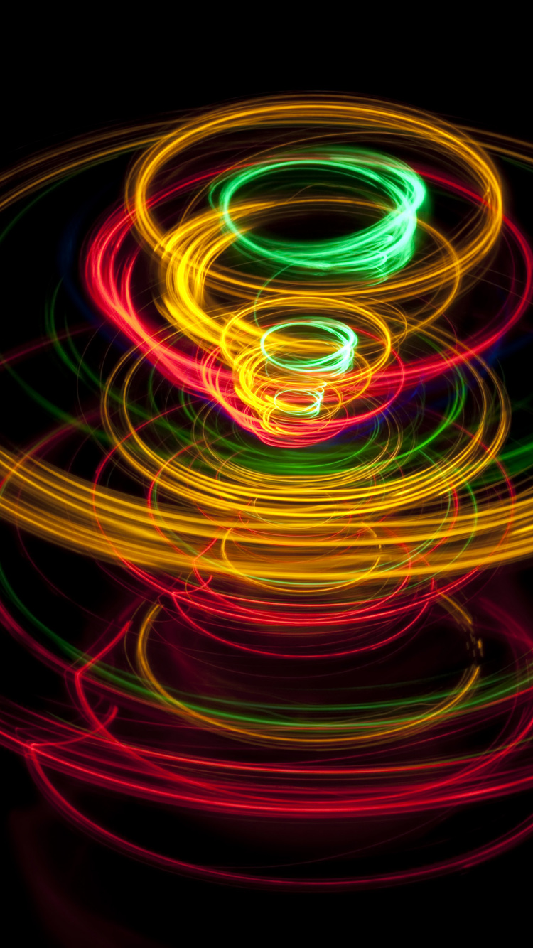 Обои узор, спин, вращение, вершина, сверхпроводимость в разрешении 750x1334