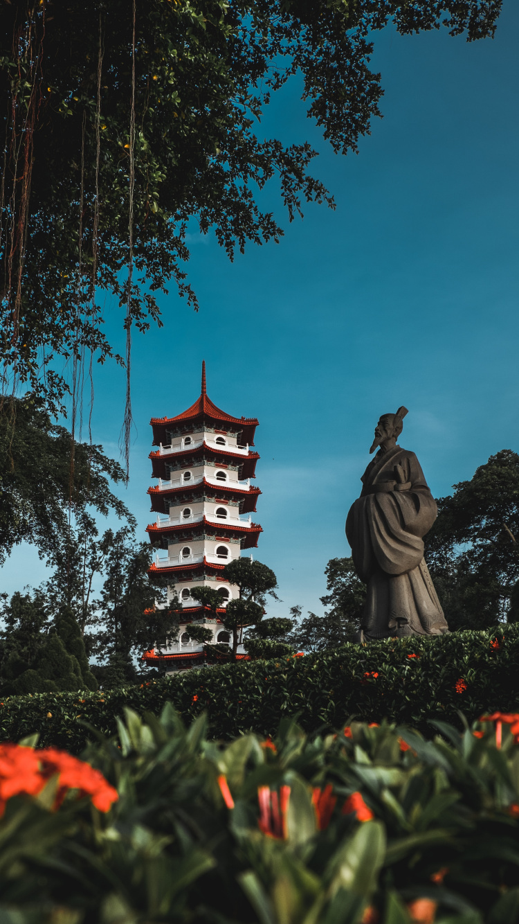 Обои памятник, Природа М, мажорель синий, ориентир, лист в разрешении 750x1334