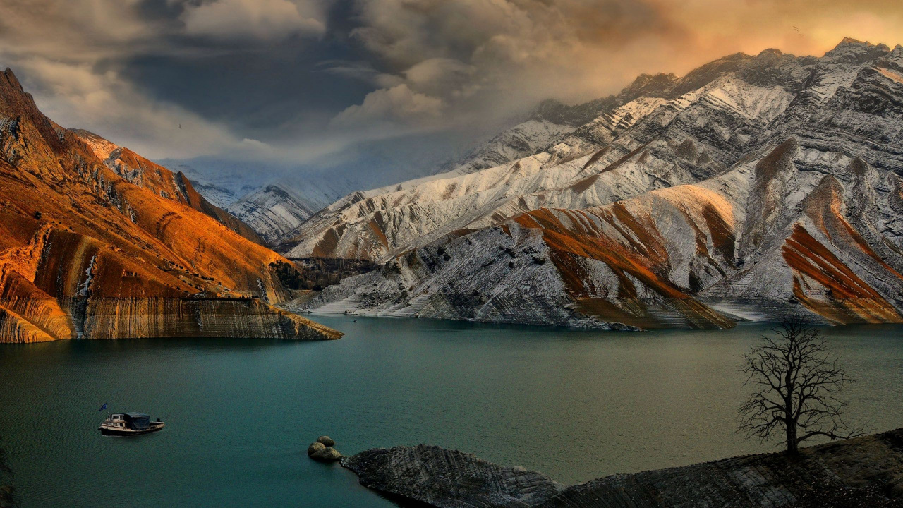 Обои Иран пейзаж, пейзаж, природа, гора, горный рельеф в разрешении 1280x720