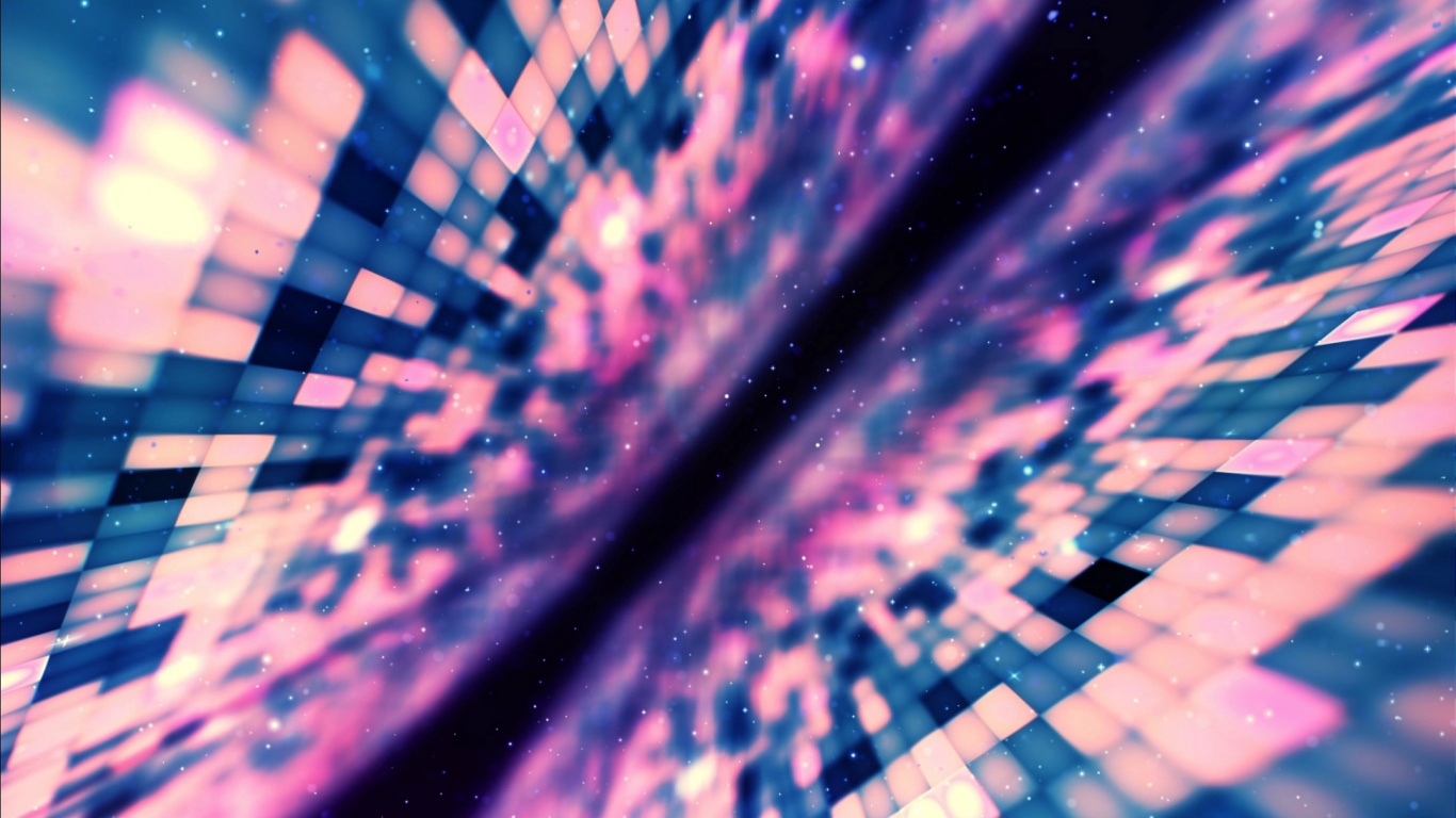 Обои смартфон, синий, пурпур, свет, красочность в разрешении 1366x768