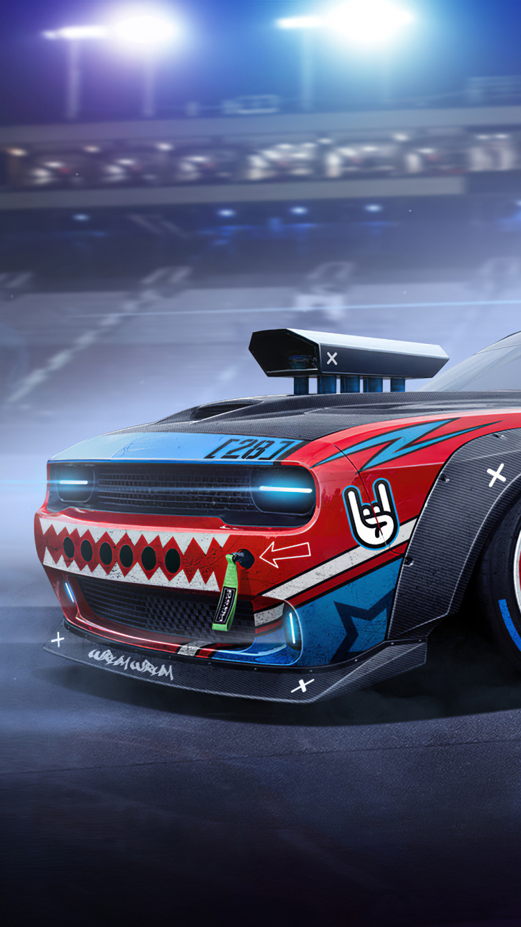 Обои спорткар, дрифтинг, спортивный гоночный автомобиль, автоспорт, гоночный в разрешении 750x1334