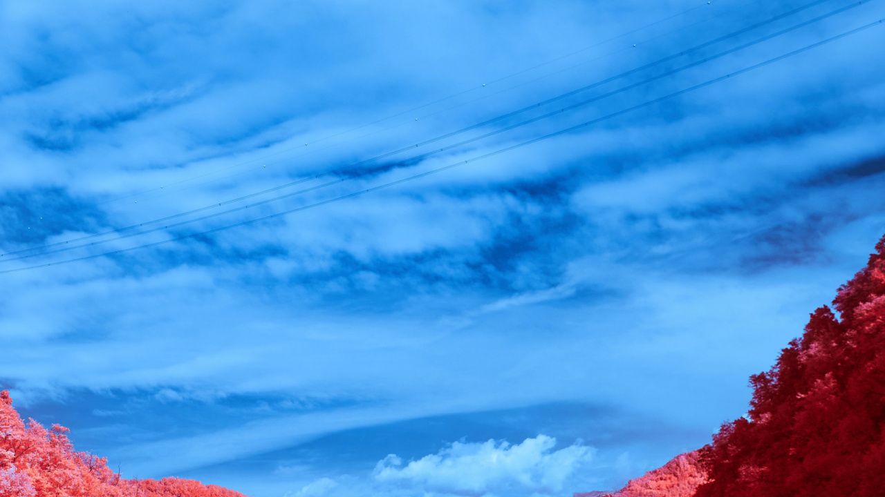 Обои вода, облако, синий, лазурный, природный ландшафт в разрешении 1280x720