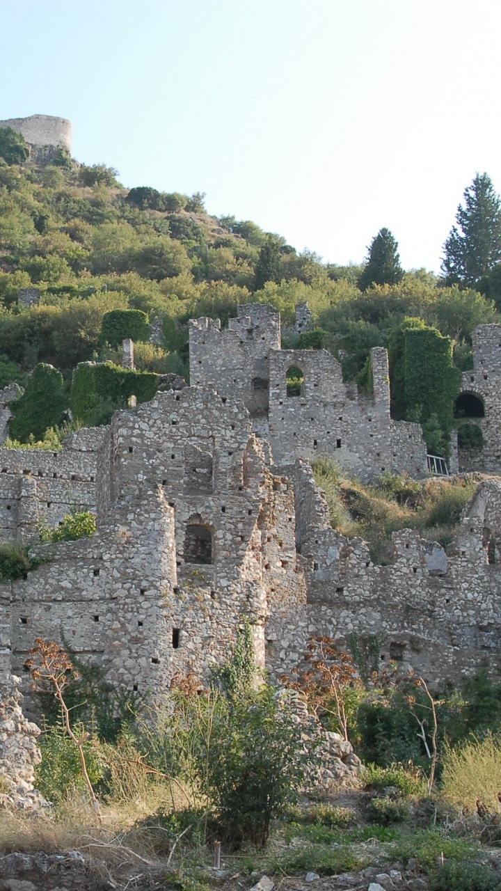 Обои крепость, фортификация, развалины, замок, древняя история в разрешении 720x1280