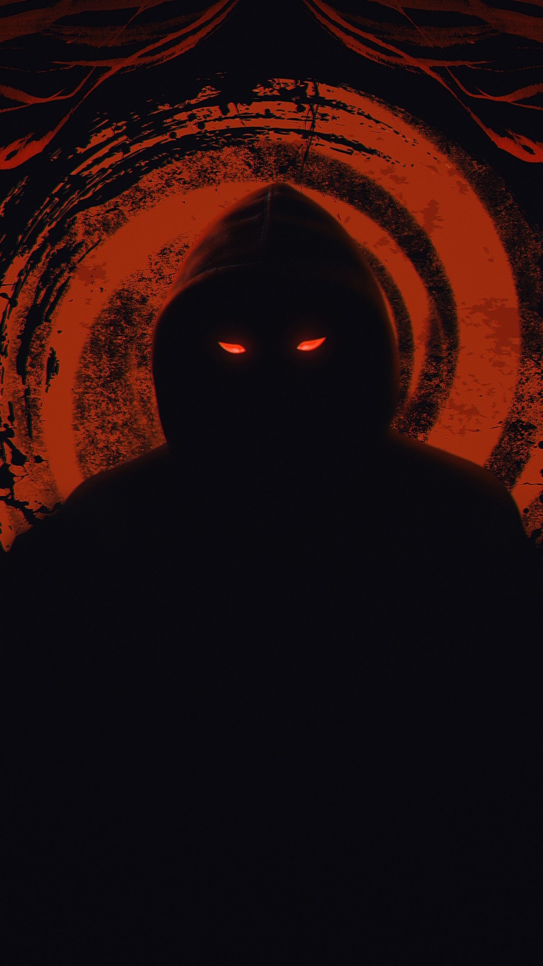 Обои Апельсин, волосы на лице, свет, полутона и оттенки, туннель в разрешении 1080x1920