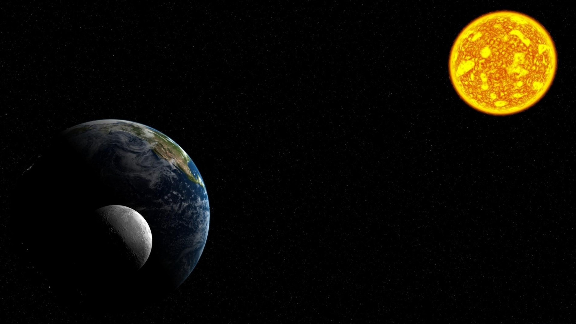 Обои земля, Солнечная система, планета, луна, астрономический объект в разрешении 1920x1080