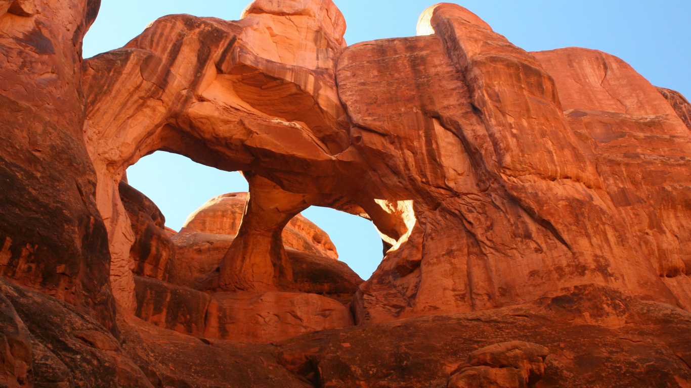 Обои национальный парк арки, национальный парк Брайсканьон, огненная печь, Моав, национальный парк в разрешении 1366x768