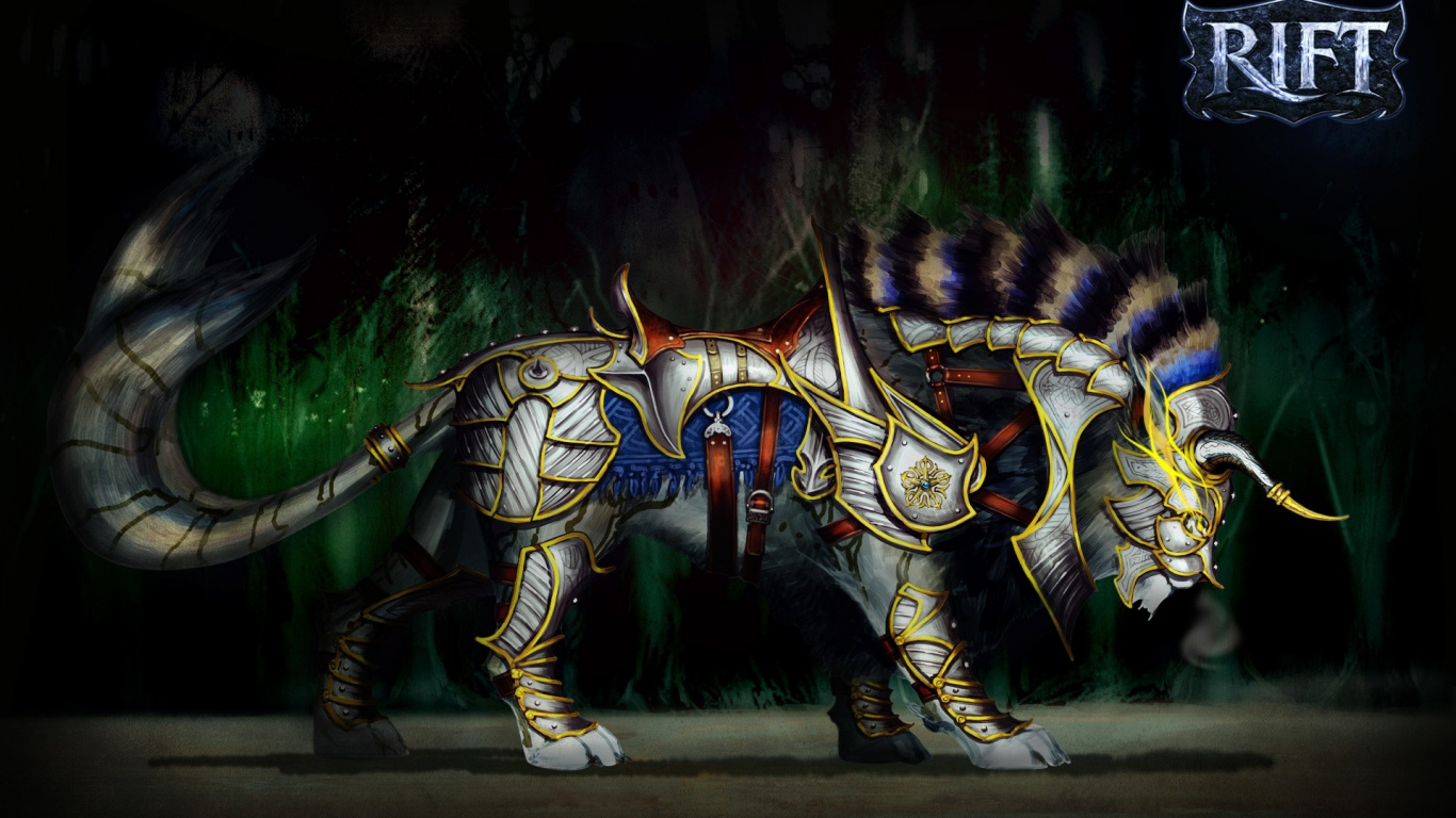 Обои разлом, вымирание, тьма, животное, динозавр в разрешении 1366x768