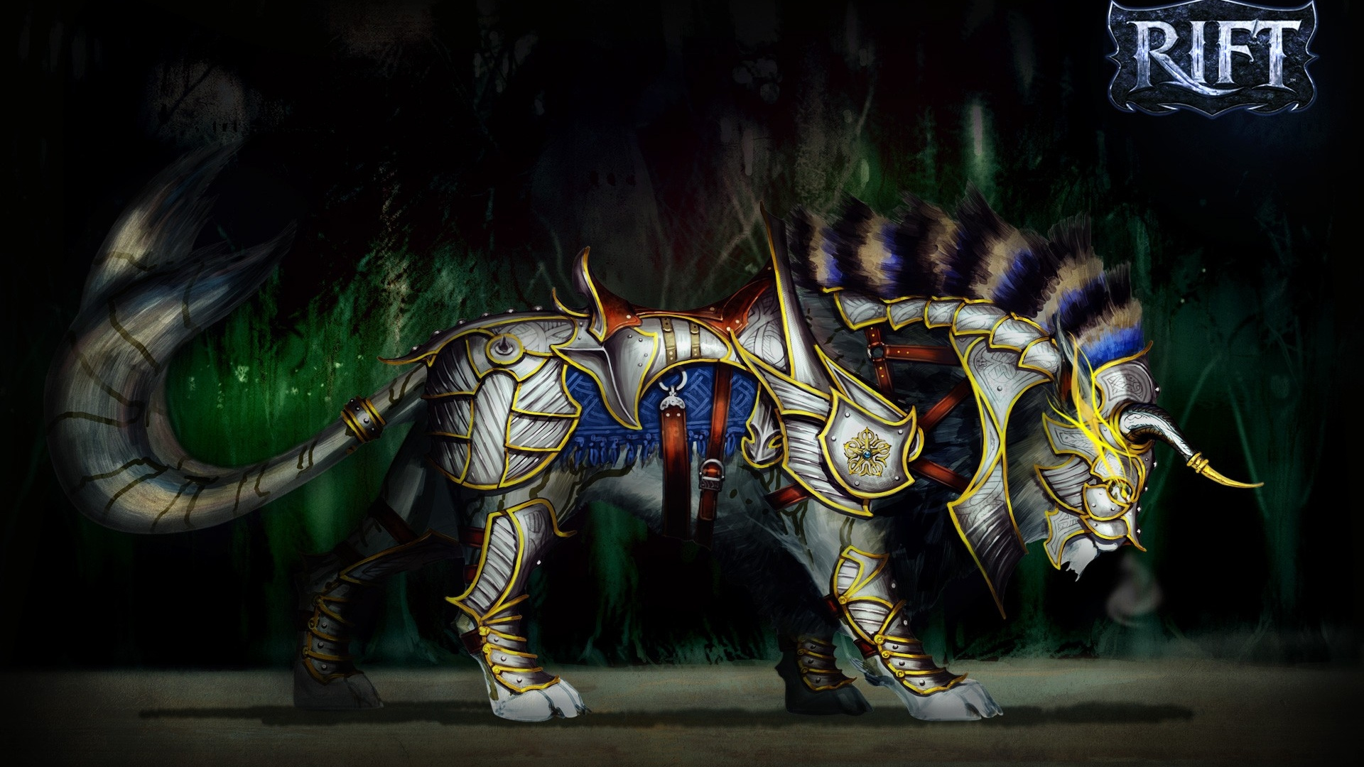 Обои разлом, вымирание, тьма, животное, динозавр в разрешении 1920x1080