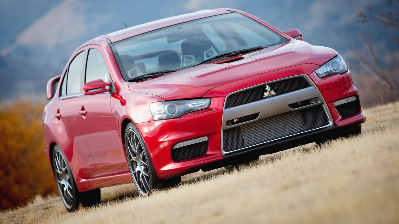 Обои Мицубиси Моторс, авто, mitsubishi, Мицубиси Лансер Эволюшн, спорткар в разрешении 1366x768