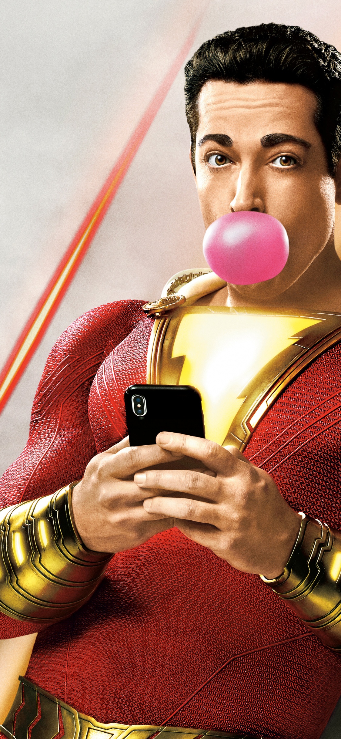 Обои Шазам, супергерой, комиксы dc, музыкальный инструмент, Индийские музыкальные инструменты в разрешении 1125x2436