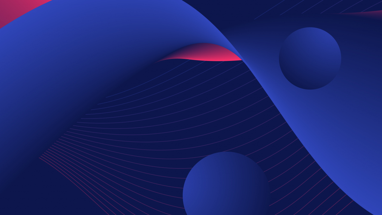 Обои атмосфера, синий кобальт, Фиолетовый, красочность, лазурный в разрешении 1280x720