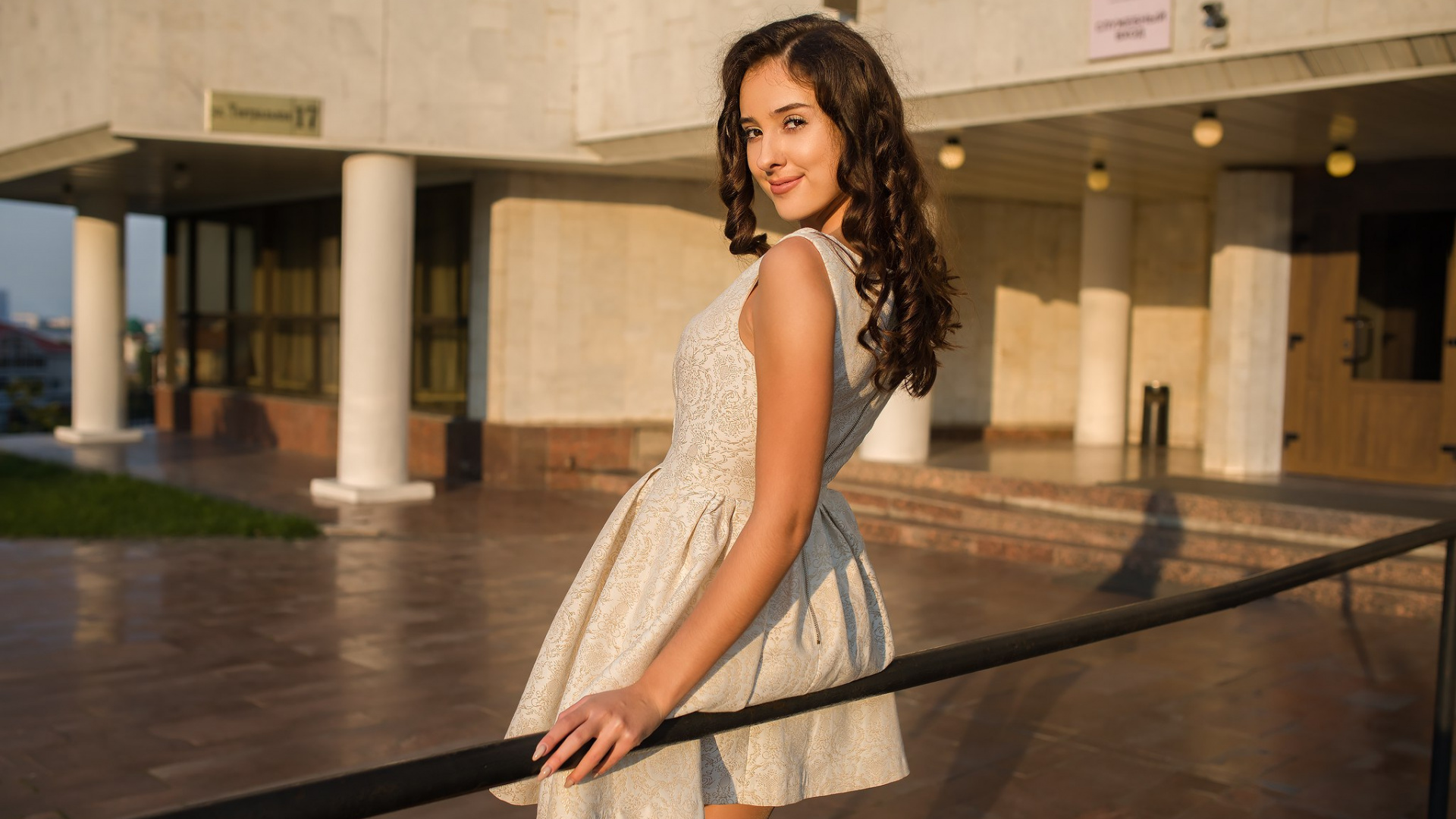 Обои Дмитрий Шульгин, одежда, красота, плечо, манекенщица в разрешении 1920x1080