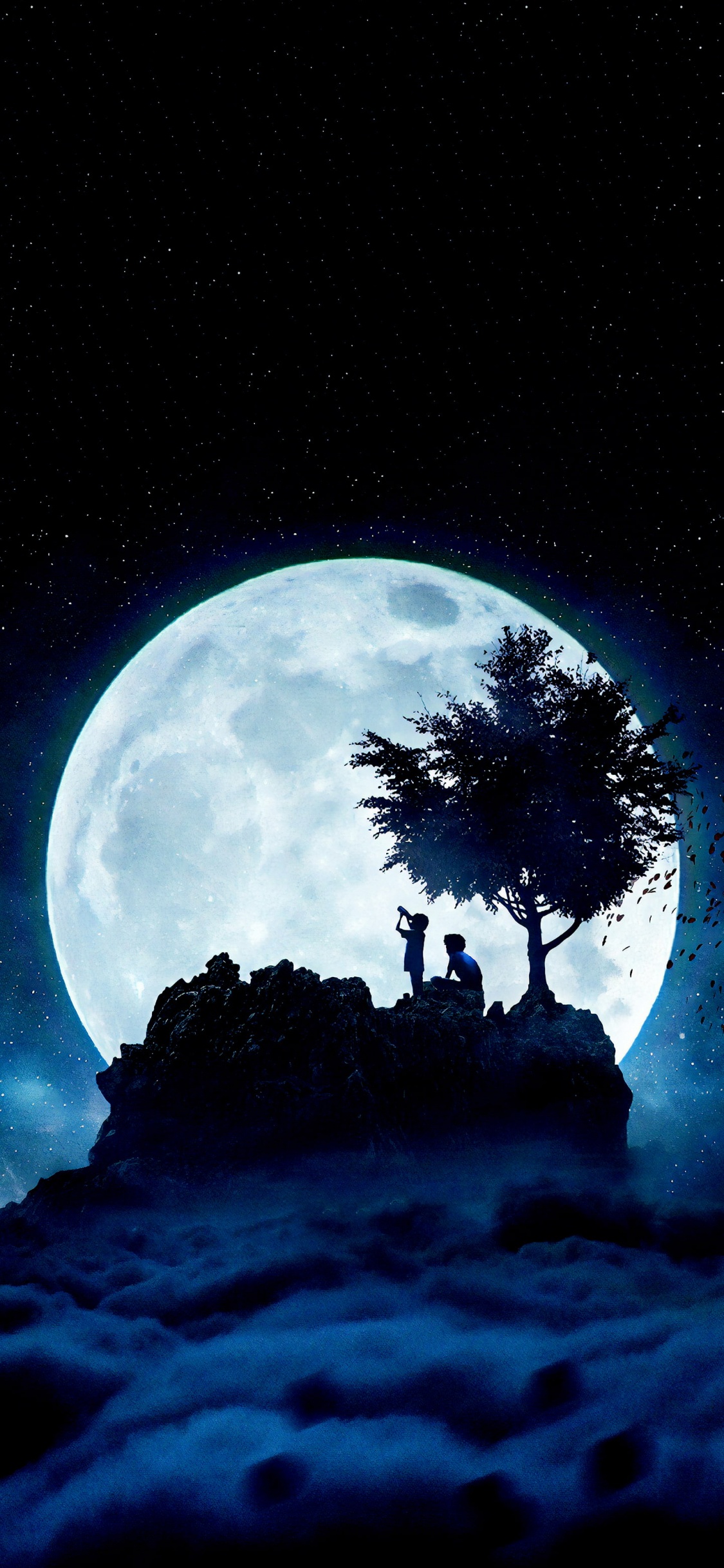 Обои пожелания спокойной ночи, soundcloud, желание, атмосфера, дневное время в разрешении 1125x2436