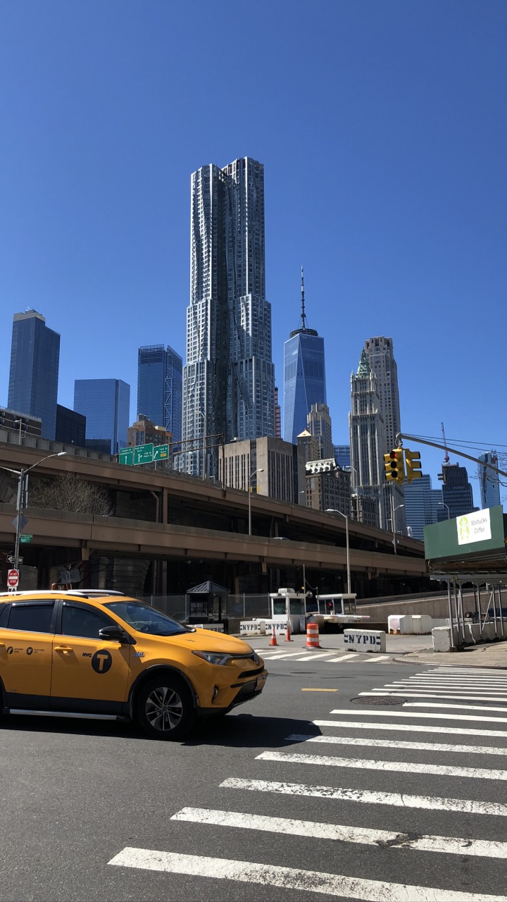 Обои Нью-Йорк, Король, автомобиль среднего размера, компактный автомобиль, малолитражный автомобиль в разрешении 720x1280