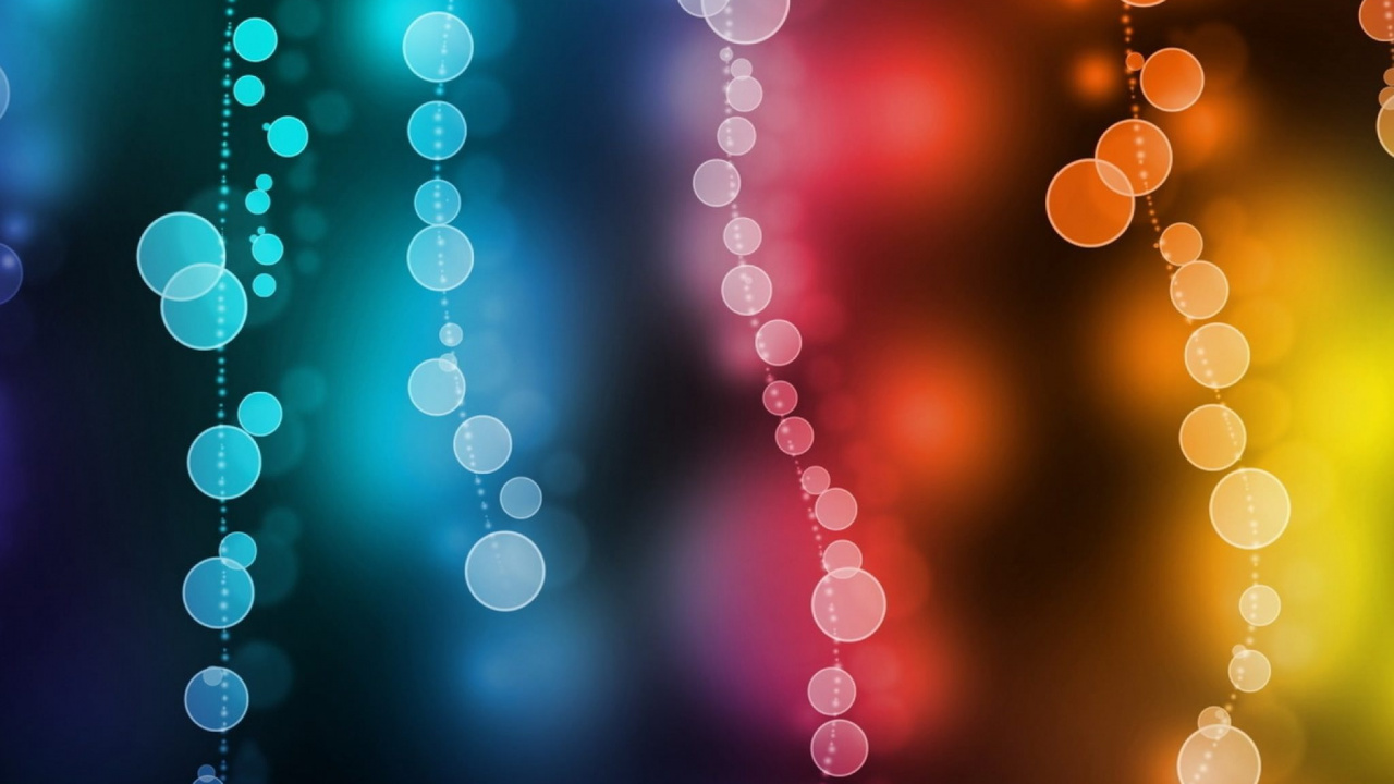 Обои синий, свет, круг, крупный план, синий цвет в разрешении 1280x720