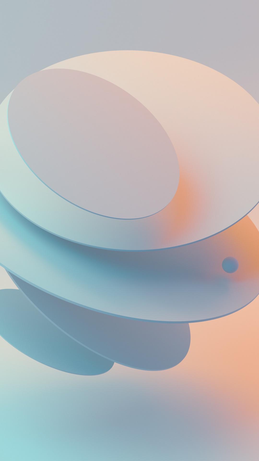 Обои минимализм, Операционная система, облако, жест, газ в разрешении 1080x1920