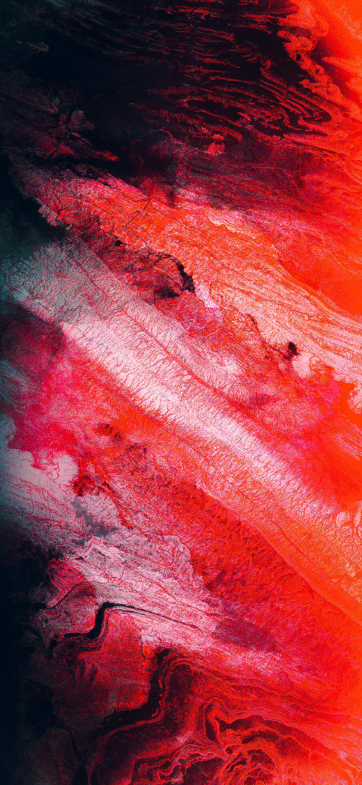 Обои ios, Эпл, Drypdesigns, художественная краска, розовый в разрешении 1242x2688