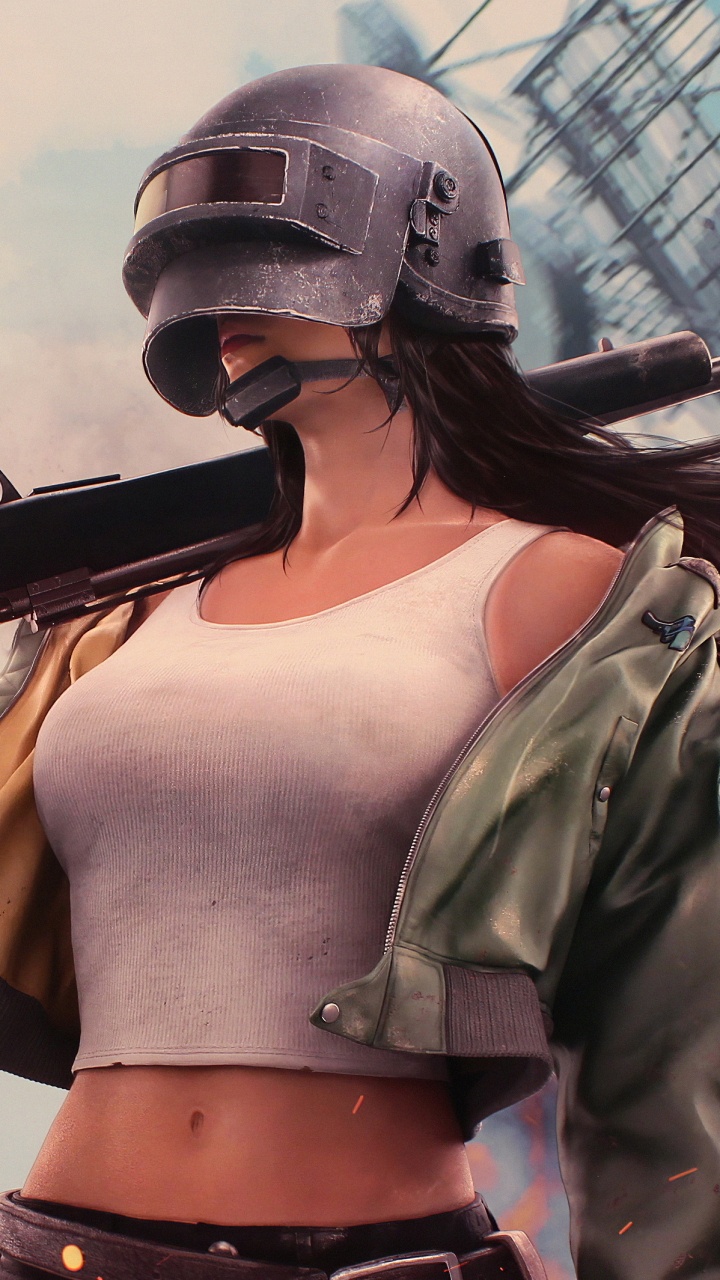 Обои противогаз, головной убор, костюм, компьютерная игра, иллюстрация в разрешении 720x1280