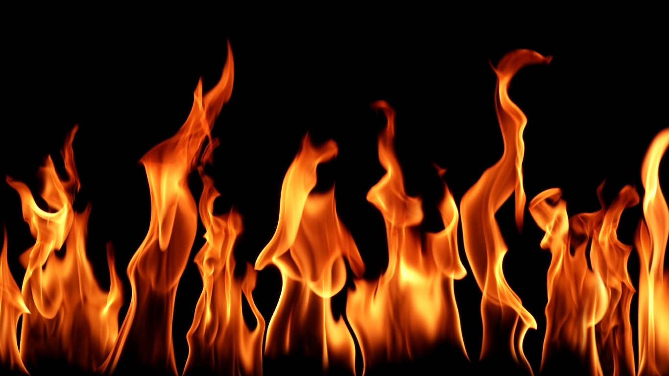 Обои огонь, пламя, тепло, Огненный вихрь, пожарная безопасность в разрешении 1366x768
